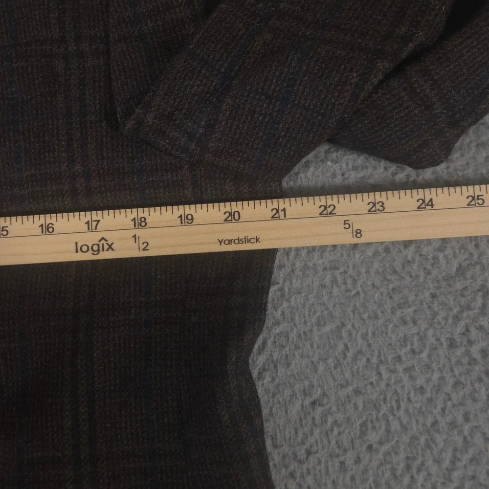 Men's Brown Plaid Blazer - Classic Tailored Jacket